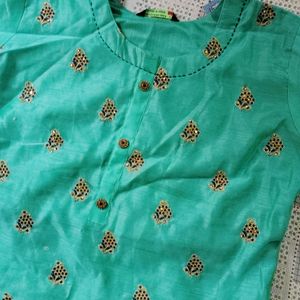 Sea Green Kurti......