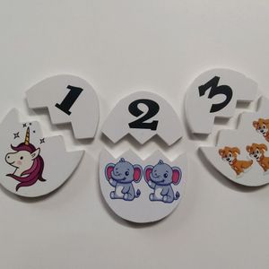 CRACKER EGGS Number Puzzle Activity