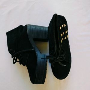 Black Casual Boots (Women's)