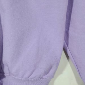 Lavender High Neck Sweatshirt(Women's)