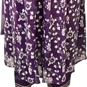 Women Kurta Pant Dupatta Set Purple