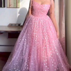 Barbie Birthday Ball Gown Flared Dress Urbanic