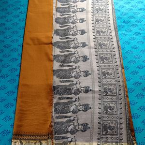 Traditional Design Brown Saree