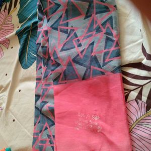 Blocks Print Saree