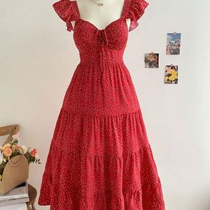 Red Polka Dot Dress