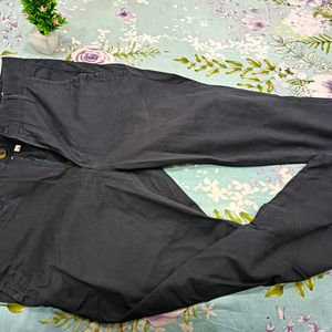 Navy Blue Cotton Mens Pant Size 36