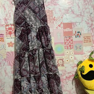 Rare Maxi dress🎀/ violet dress