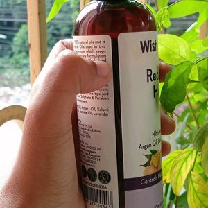 Wishcare Red Onion Hair Oil, Almost 85% Left