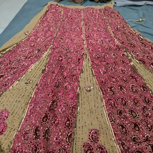 Lengha Made With Saree