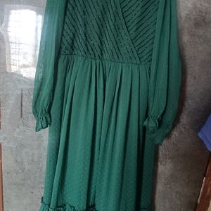 Dobby Weave Maxi Dress