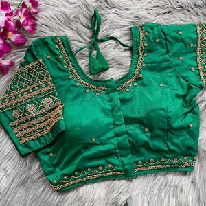 Fancy Partywear hand Aariwork Blouse*