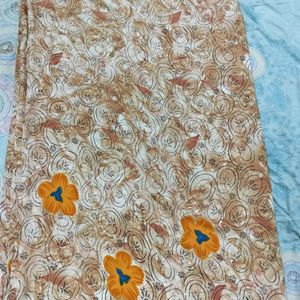 Cream Color Saree