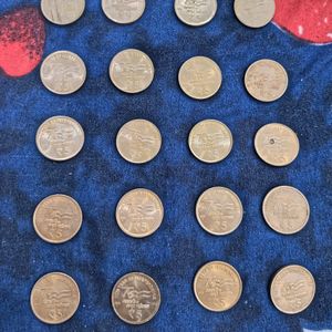 5 Ruppee 75th Independence Coins