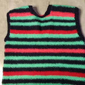 Girls Woollen Sweater With Handmaiden