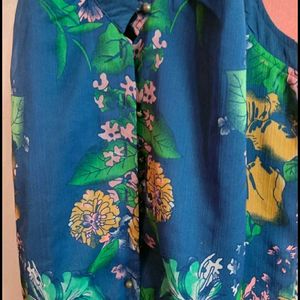 Tropical Print New Jumpsuit