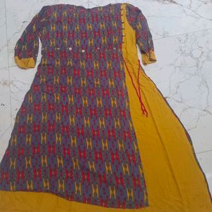 Pure Cotton Worked Double Designed Kurti