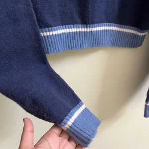 Pintrest Blue Aesthetic Baggy Sweater