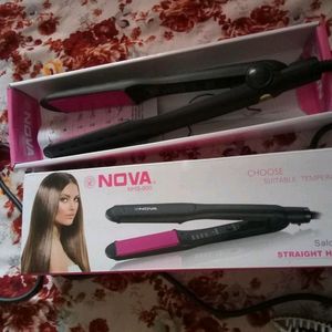 Nova NHS-900 Hair Straightener {BLACK/PINK}