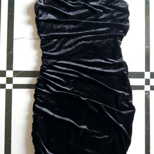 Velvet Bodycon Midi Dress