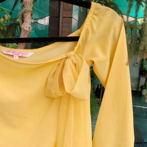 Vintage Cottagecore Pinterest Aesthetic Yellow Top