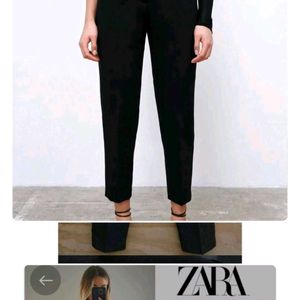 Zara Striped Pleated Pant