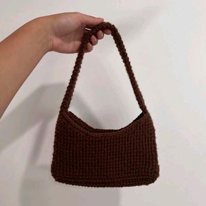 ‼️ SALE ‼️Crochet Plane Brown Bag 🌸