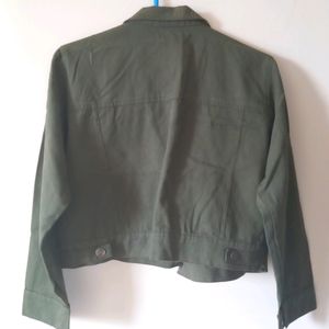 Xl Olive Denim Jacket