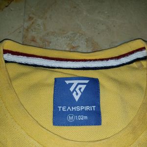 TeamSpirit Yellow T-shirt For Men.