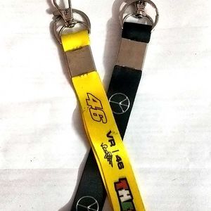 Like New Combo Tag VR46 And Peace Keychain