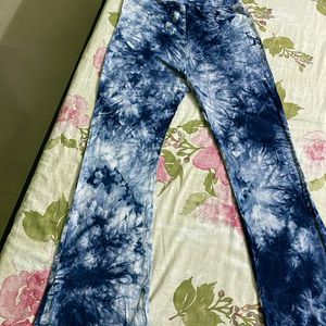 Shein Tie Dye Flared Leggings