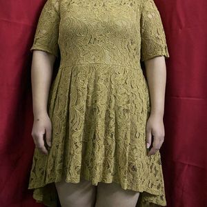 Mustard Lace Dress