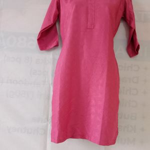 Light Pink Shirt Kurti