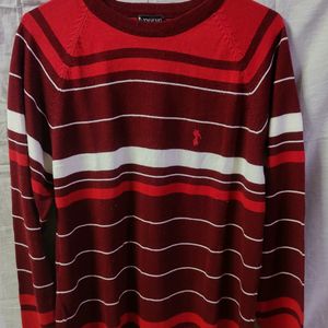 Red Free Size Sweater