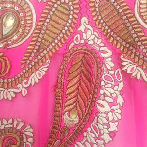 Beautiful Pink Anarkali Kurti New.. With Free Gift