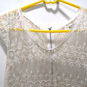 Nicole Brand Lace Top.