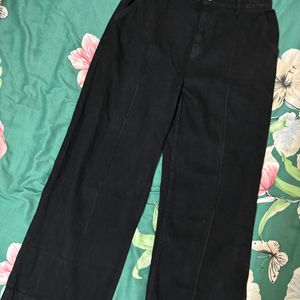 Zudio Black Flared Jeans