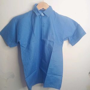 Blue Colour School And Medical Shirt (Men's)