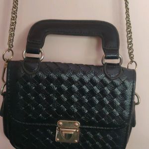 Black Colour Sling Bag