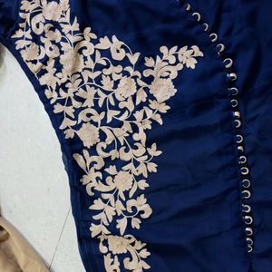 Beautiful Embroidery 3 Pc Kurta Palazzo Dupatta St