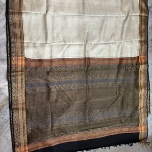 Pure Silk Threadwork Saree