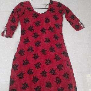 Formal Kurti With Beautiful Tussels At The Back