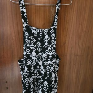 Black & White Dungaree