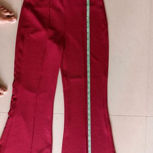 ❤ Red Bootcut Pant❤