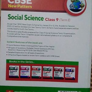 Arihant CBSE Social Science Class 9 (TERM - 1)