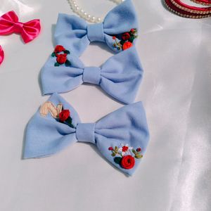 Embroided Bows 🤩