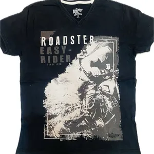 Roadster Black T-Shirt (size-40)