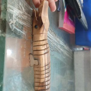 A Wooden Crocodile 🐊 Toy