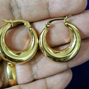 Anti-tarnish Earrings Hoops