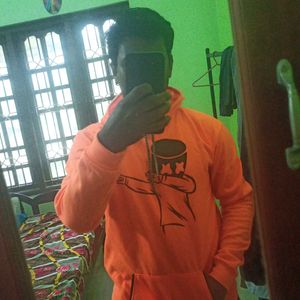 Orange Fluracent Hoodie