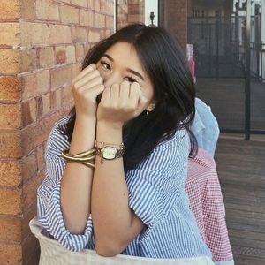 White And Blue Striped Shirt